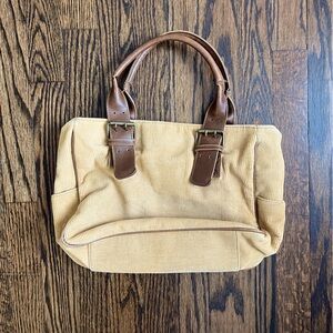 Tan Corduroy Purse